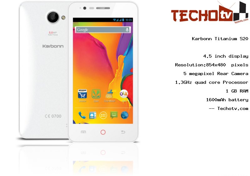 karbonn-titanium-s20-specification